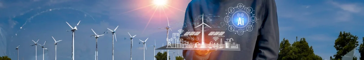 A man holding a simulation model