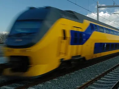 A photo of a railway