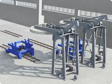 Screenshot of a realistic manufacturing model